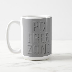 PC Free Zone graue Tasse