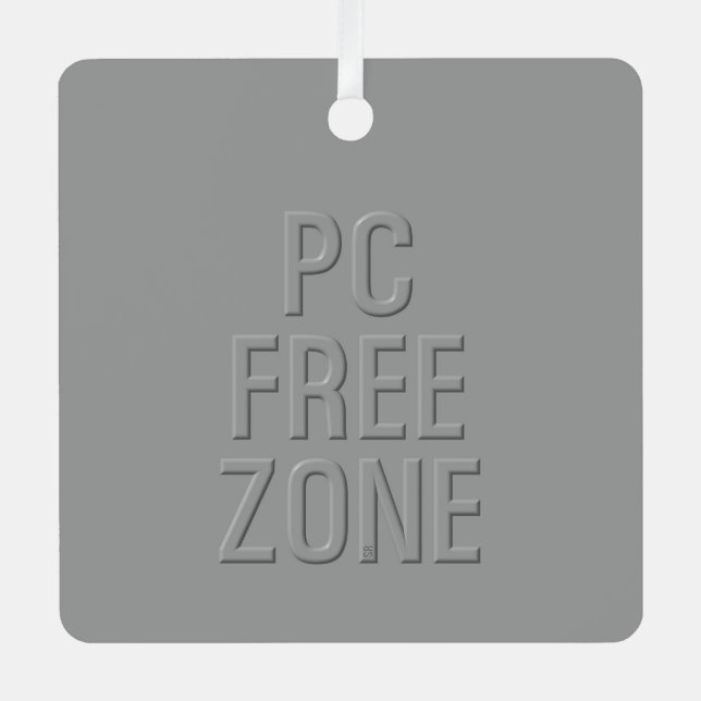 PC Free Zone gris carré ornement (Recto)