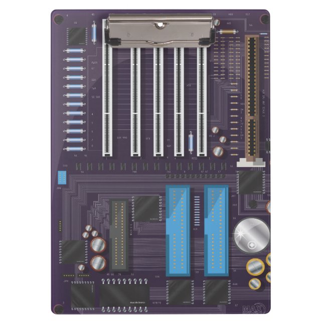 PC-Mainboard Klemmbrett (Vorderseite)
