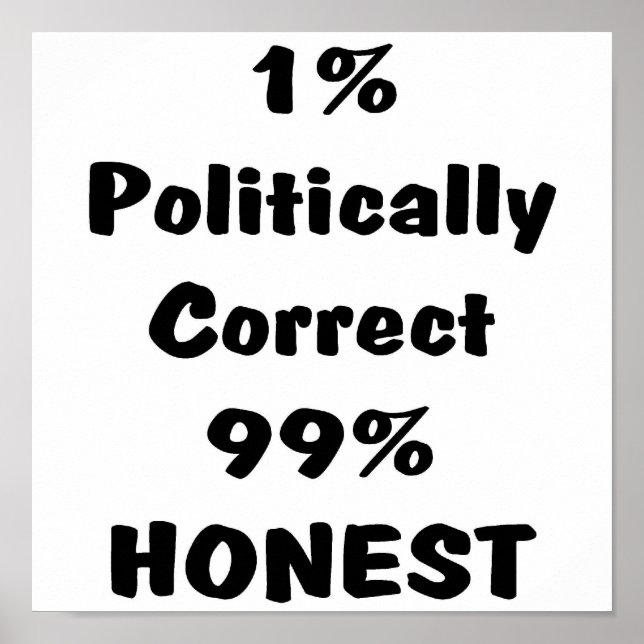 PC oder ehrlich Poster (Vorne)