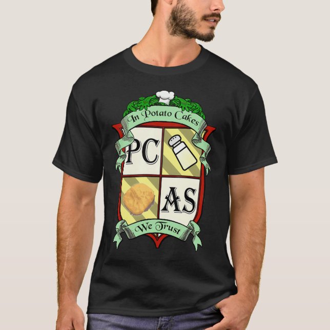 PCAS - Schilddesign T-Shirt (Vorderseite)