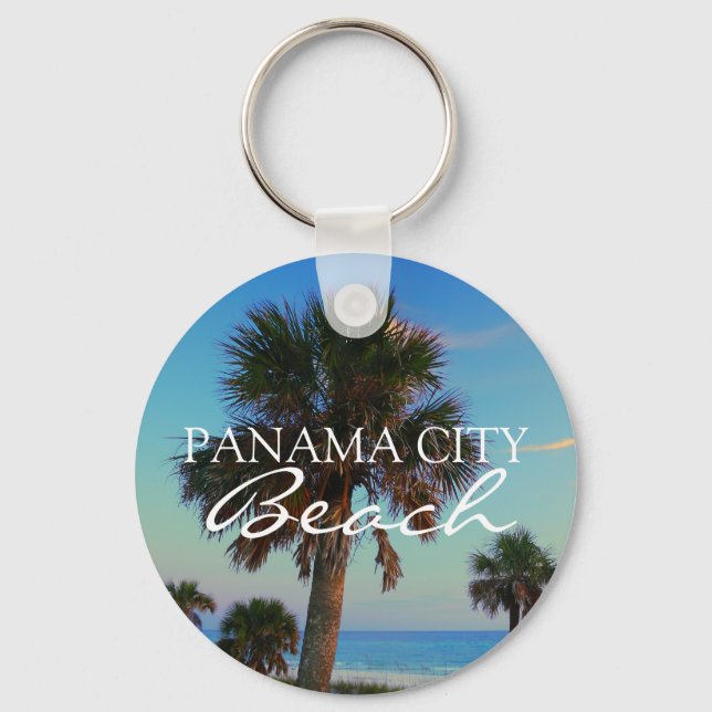 PCB Panama City Beach Florida Value Keyring Schlüsselanhänger (Vorderseite)