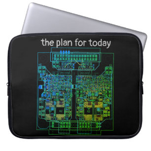 PCB Printed Circuit Board Platine mit Plan Laptopschutzhülle