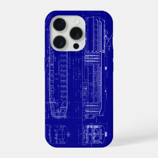 PCC Blueprint iPhone Case 15 Pro Hülle