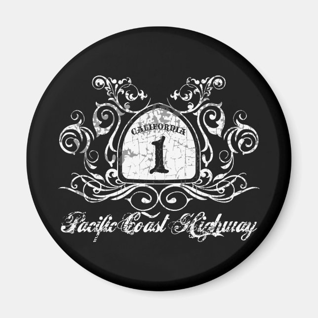 PCH Highway-Zeichen Magnet (Vorne)