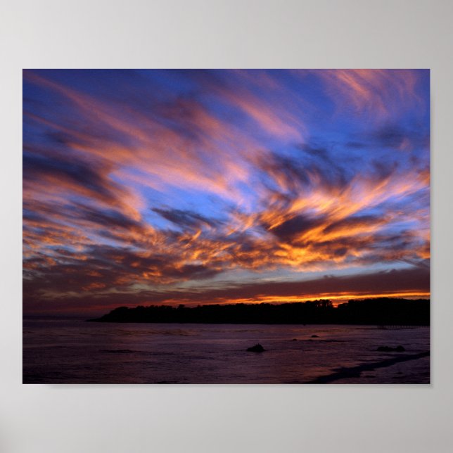 PCH Sunset - Cambria Poster (Vorne)