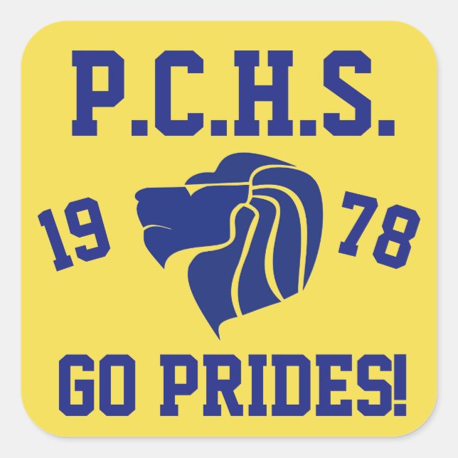 PCHS Prides Sticker (Vorderseite)