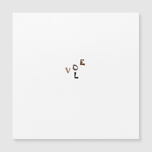 PCLOVE MAGNETKARTE (Vorderseite)