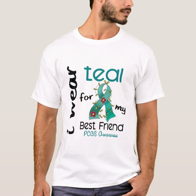PCOS I Abnutzung aquamarin für meinen besten T-Shirt (Vorderseite)