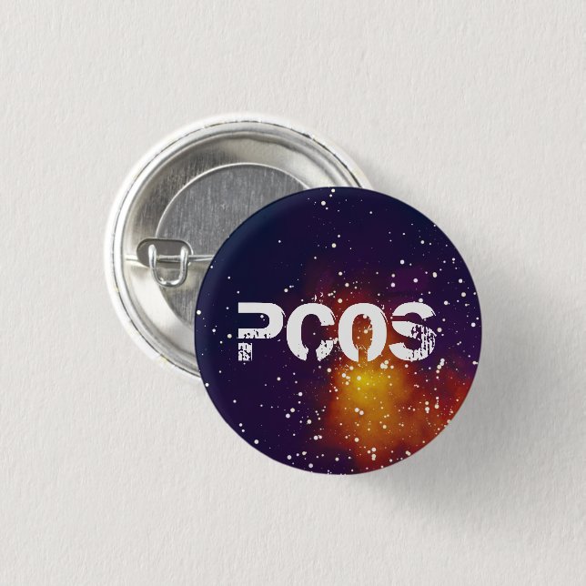 PCOS Individuelle Galaxy-Identität Button (Vorne & Hinten)