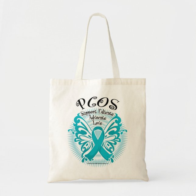 PCOS Schmetterling 3 Tragetasche (Vorne)