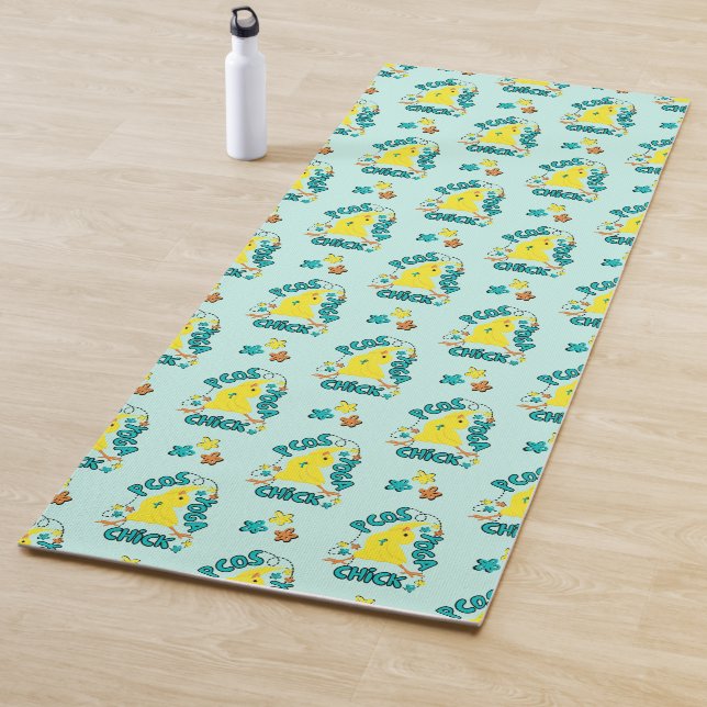 PCOS Yoga Chick Polyzystisches Ovarialsyndrom Aqua Yogamatte (Beispiel)