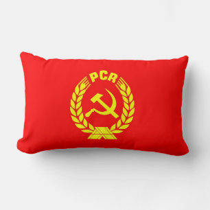 Pcr altes romanisch-kommunistisches Party Fahnenki Lendenkissen