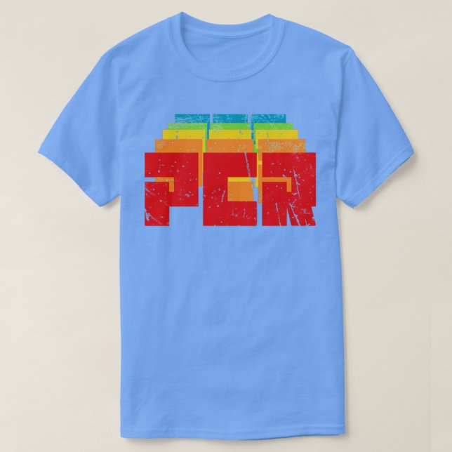 PCR-gestörtes Retrodesign T-Shirt (Design vorne)