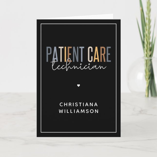 PCT für den Patienten Karte (Vorderseite)