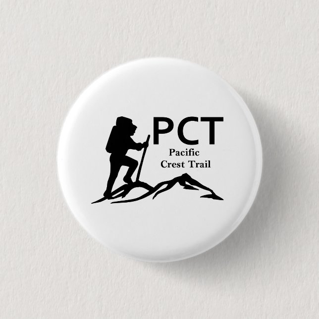 PCT  -  Pacific Crest Trail Button (Vorderseite)