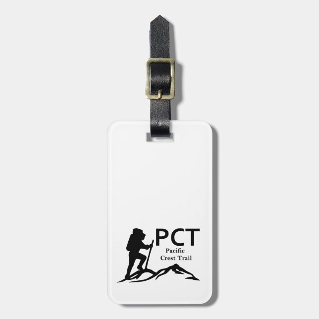 PCT - Pazifischer Wappen Gepäckanhänger (Vorderseite vertikal)