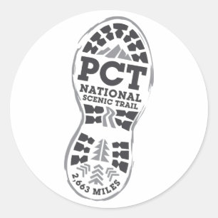 PCT RUNDER AUFKLEBER