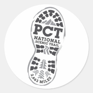 PCT RUNDER AUFKLEBER