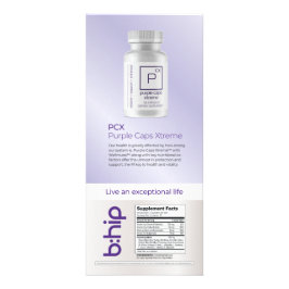 PCX Purple Caps Xtreme Werbekarte