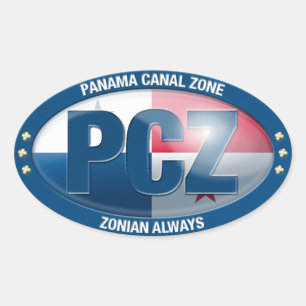 PCZ - Panama Canal Zone : Zonien Toujours, Sticker