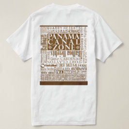 PCZ-Positionen auf altem Papier mit Grenzen T-Shirt