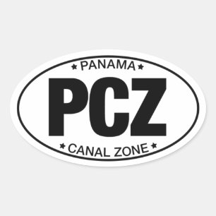 PCZ - Sticker de la zone du canal de Panama