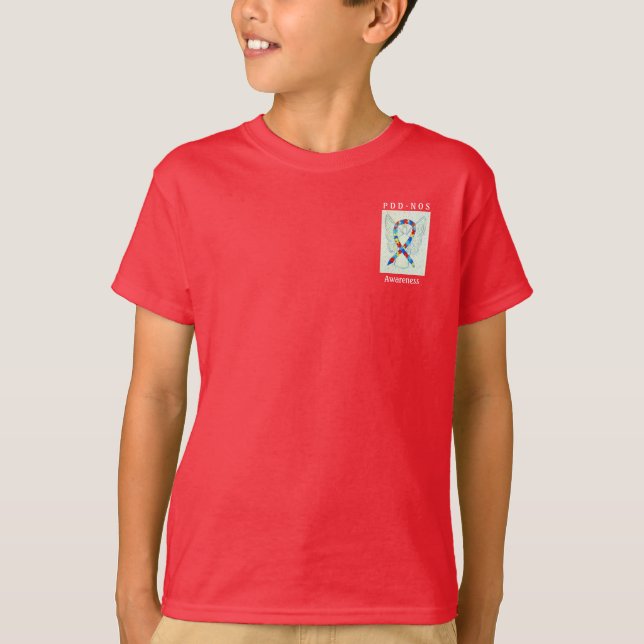 PDD-NOS Awareness Puzzle Ribbon T-Shirt (Vorderseite)