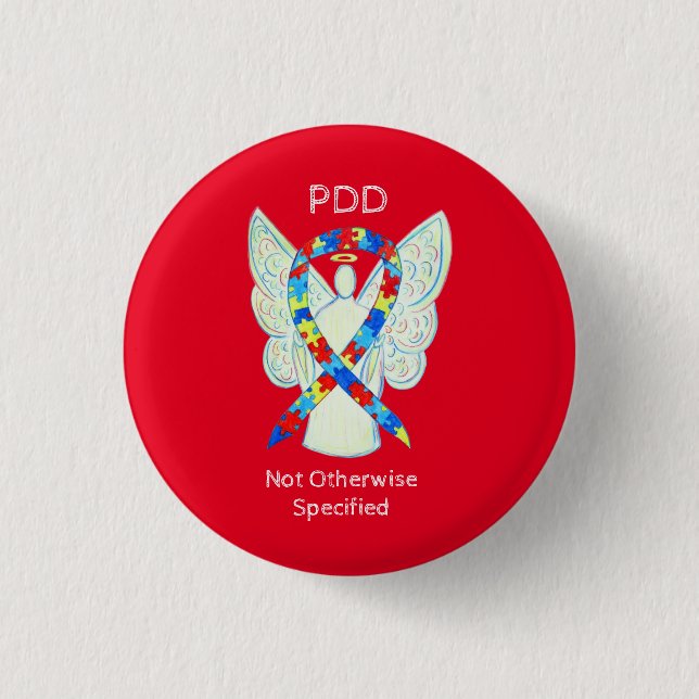 PDD-NOS (nicht anders angegeben) Angel Ribbon-Butt Button (Vorderseite)