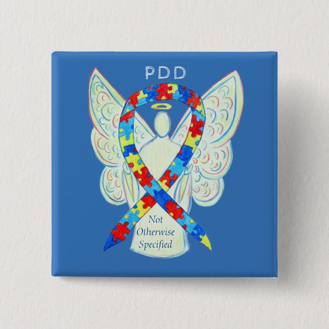 PDD-NOS (nicht anders angegeben) Angel Ribbon-Butt Button (Vorderseite)