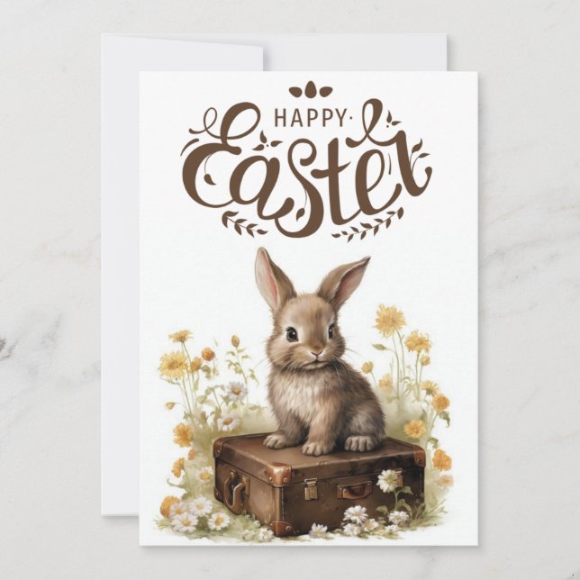 PDF-Datei "Happy Oaster Card" Feiertagskarte (Vorderseite)