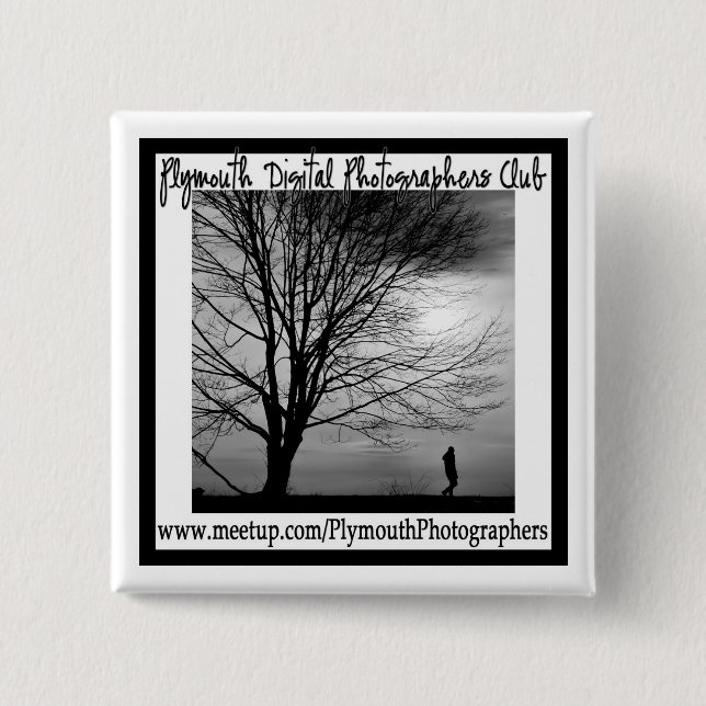 PDP quadratischer Knopf Button (Vorderseite)