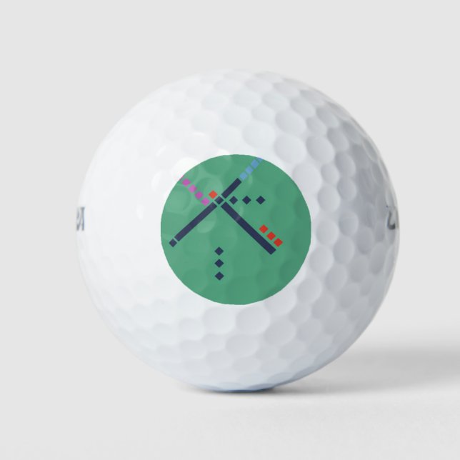 PDX Airport Carpet Golfball (Vorderseite)