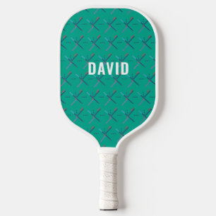 PDX Airport Carpet PORTLAND PERSONALISIERT Pickleball Schläger