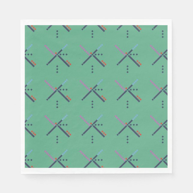 PDX Airport Carpet Serviette (Vorderseite)