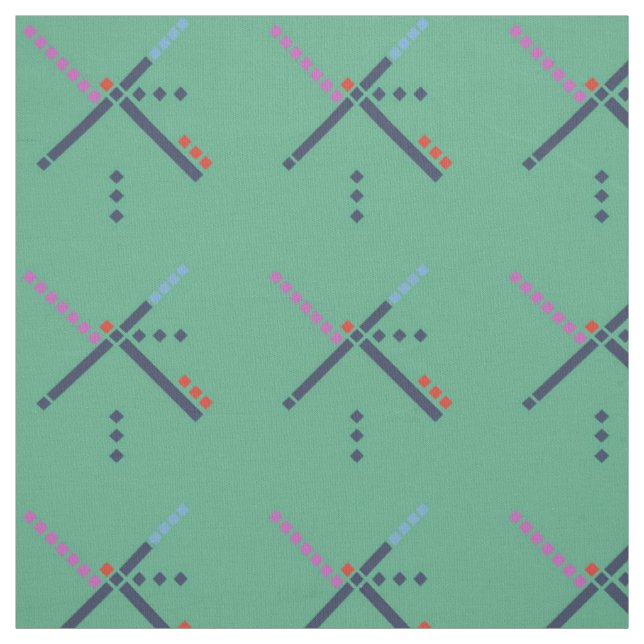 PDX Airport Carpet Stoff (Muster)