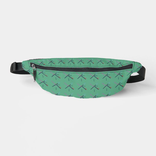 PDX-Flughafen-Teppich Bauchtasche (Vorderseite)