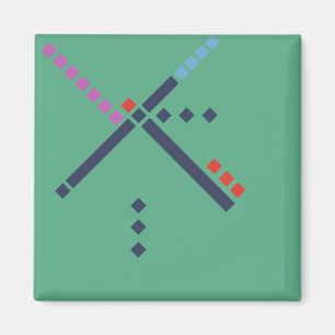 PDX Flughafen-Teppich Magnet