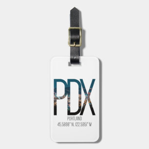PDX Portland Flughafen-Code-Gepäckanhänger Gepäckanhänger