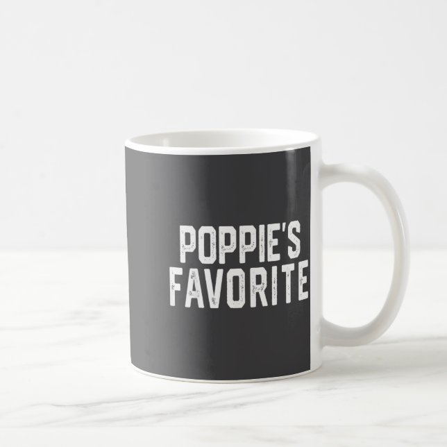 Pe’s Favorite Humor Fathers Day Grandparent Granhi Kaffeetasse (Rechts)