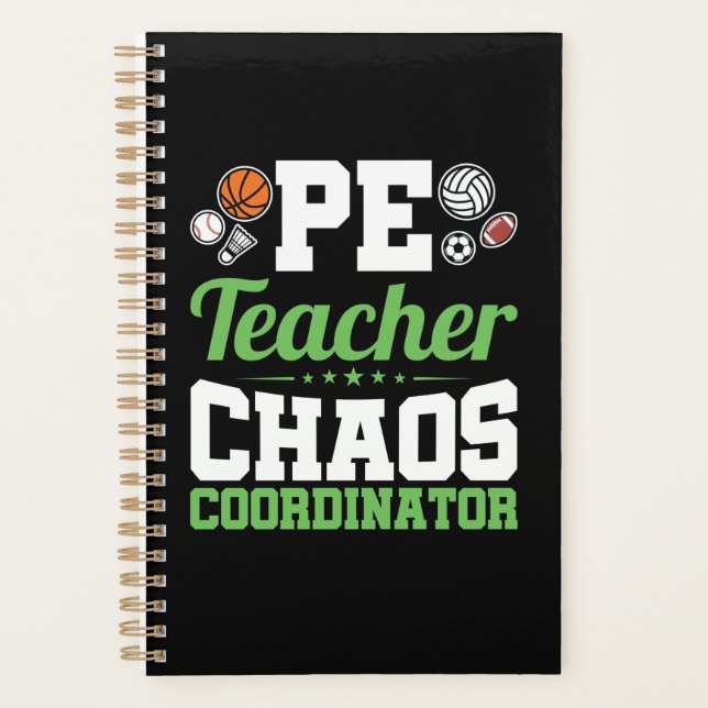PE Teacher Chaos Koordinator Planer (Vorderseite)