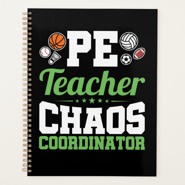 PE Teacher Chaos Koordinator Planer (Vorderseite)