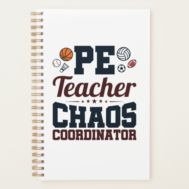 PE Teacher Chaos Koordinator Planer (Vorderseite)