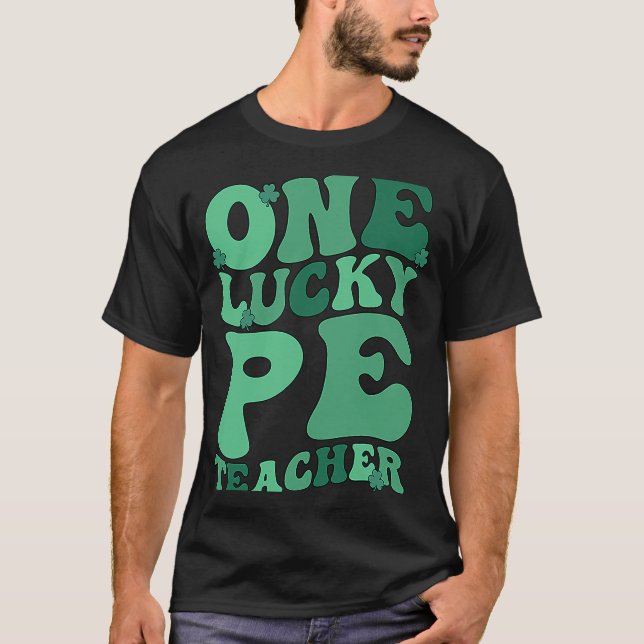 PE Teacher St Patrick's Day Physical Bildung Tee (Vorderseite)