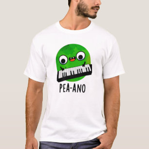 Pea-ano Funny Music Veggie Pea Pun T-Shirt