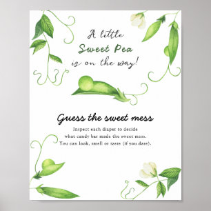 Pea Babydusche - Raten Sie mal, wie das süße Chaos Poster