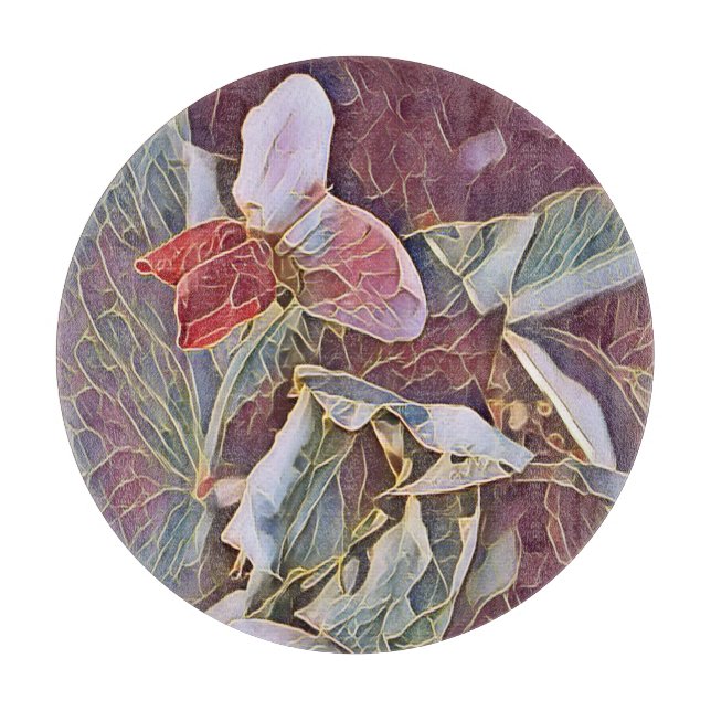 PEA-BLUME SCHNEIDEBRETT (Vorderseite)