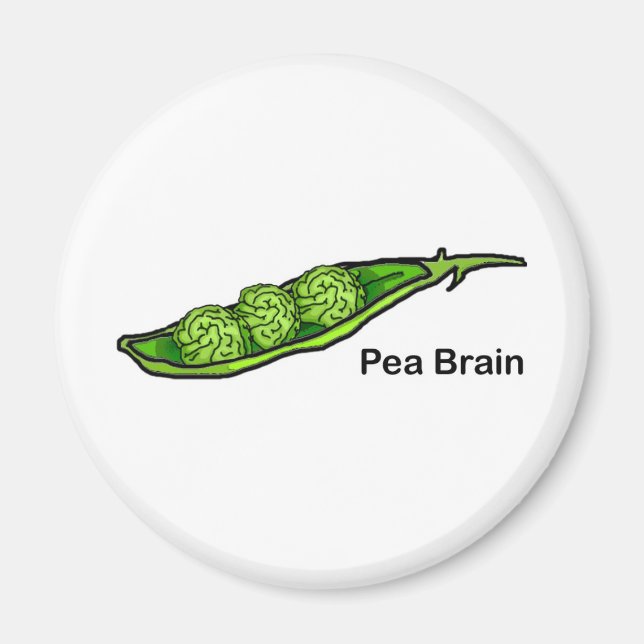 Pea Brain Magnet (Vorne)