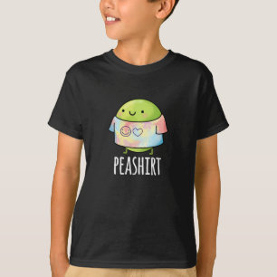 Pea Shirt Funny Veggie Pea TShirt Pun Dark BG