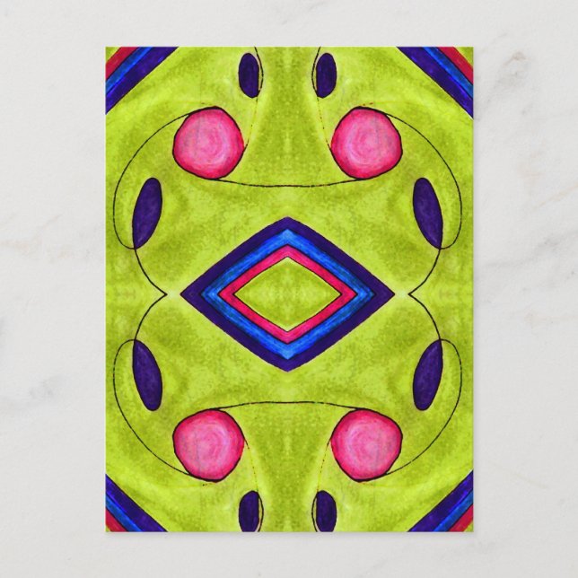 Pea Soup Rainbow Postkarte (Vorderseite)